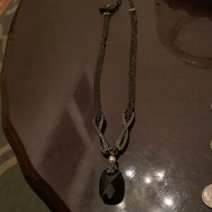 Elegant Black Pendant Necklace